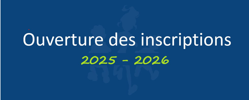 Inscriptions 2025 2026
